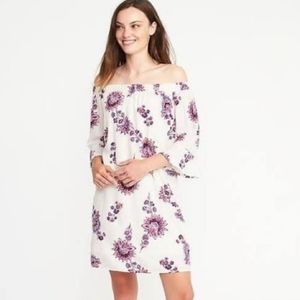 BOGO Old Navy 4X Off the Shoulder Floral Dress